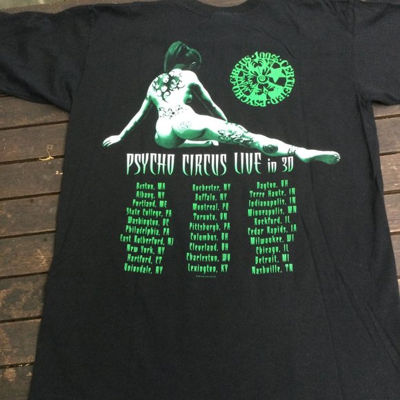 KISS Psycho Circus Concert Tour T-shirt - Picture 2 of 3
